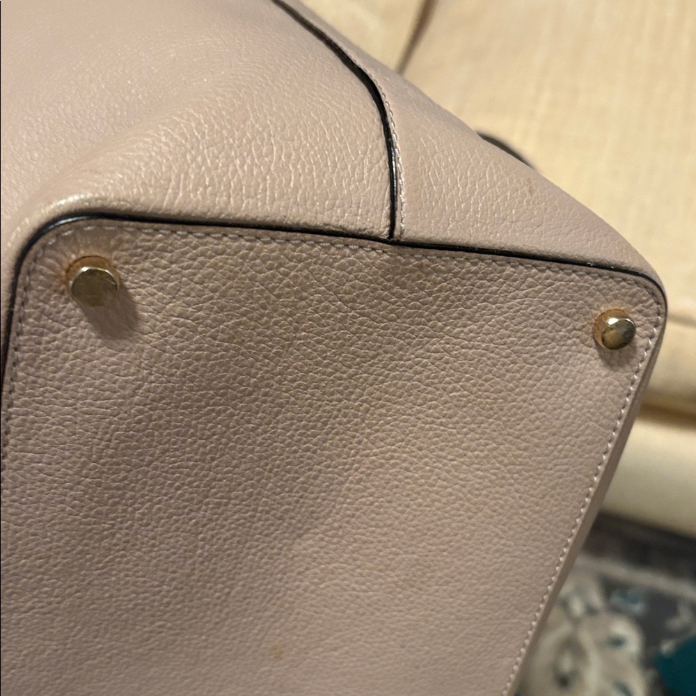Kate Spade Beige Leather Tote - Picture 7 of 10